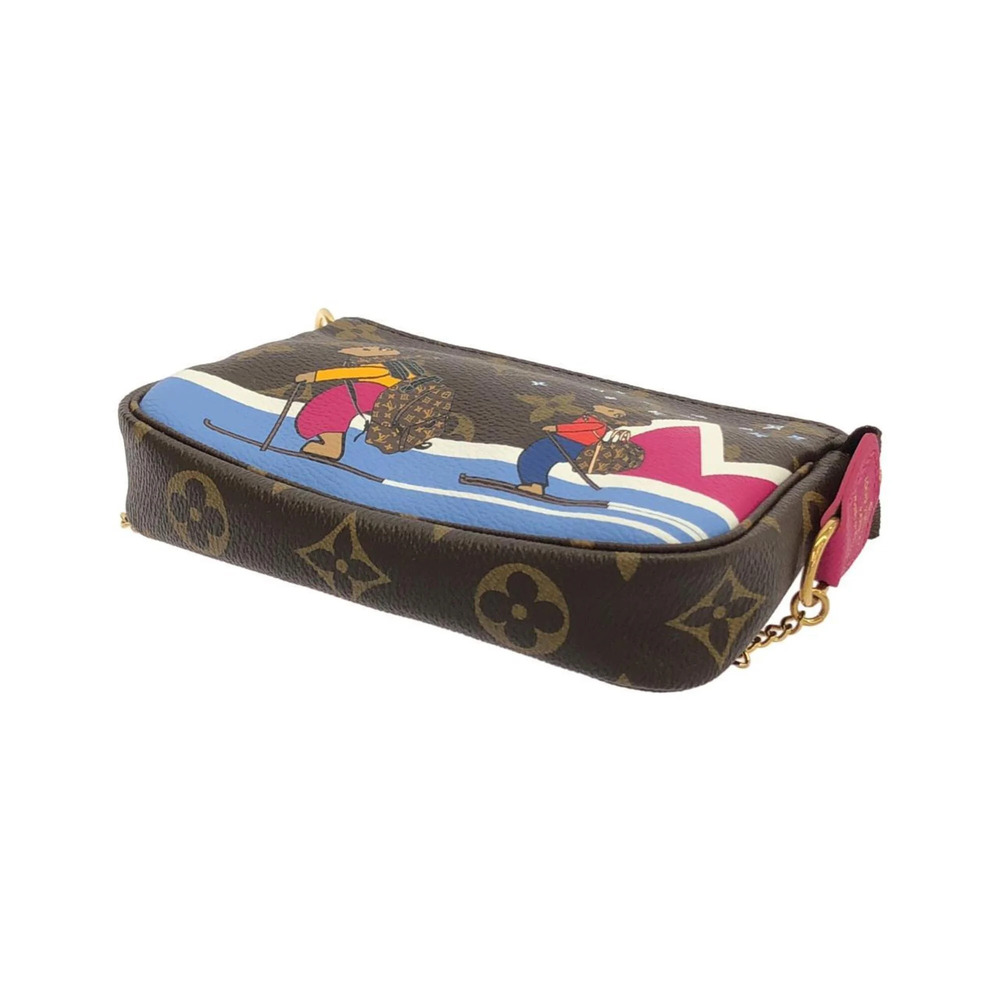 LOUIS VUITTON Authentic Brown Monogram Pochette Pouch - Picture 3 of 6